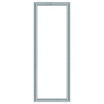 On-Q/Legrand Custom Door, Brushed Aluminum Frame